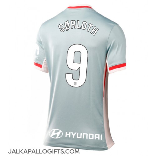 Atletico Madrid Alexander Sorloth #9 Vieraspaita Naiset 2024-25 Lyhythihainen